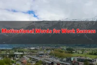 Motivational Words for Work Success
